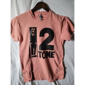 2 tone records lable   t shirt size   small salman pink